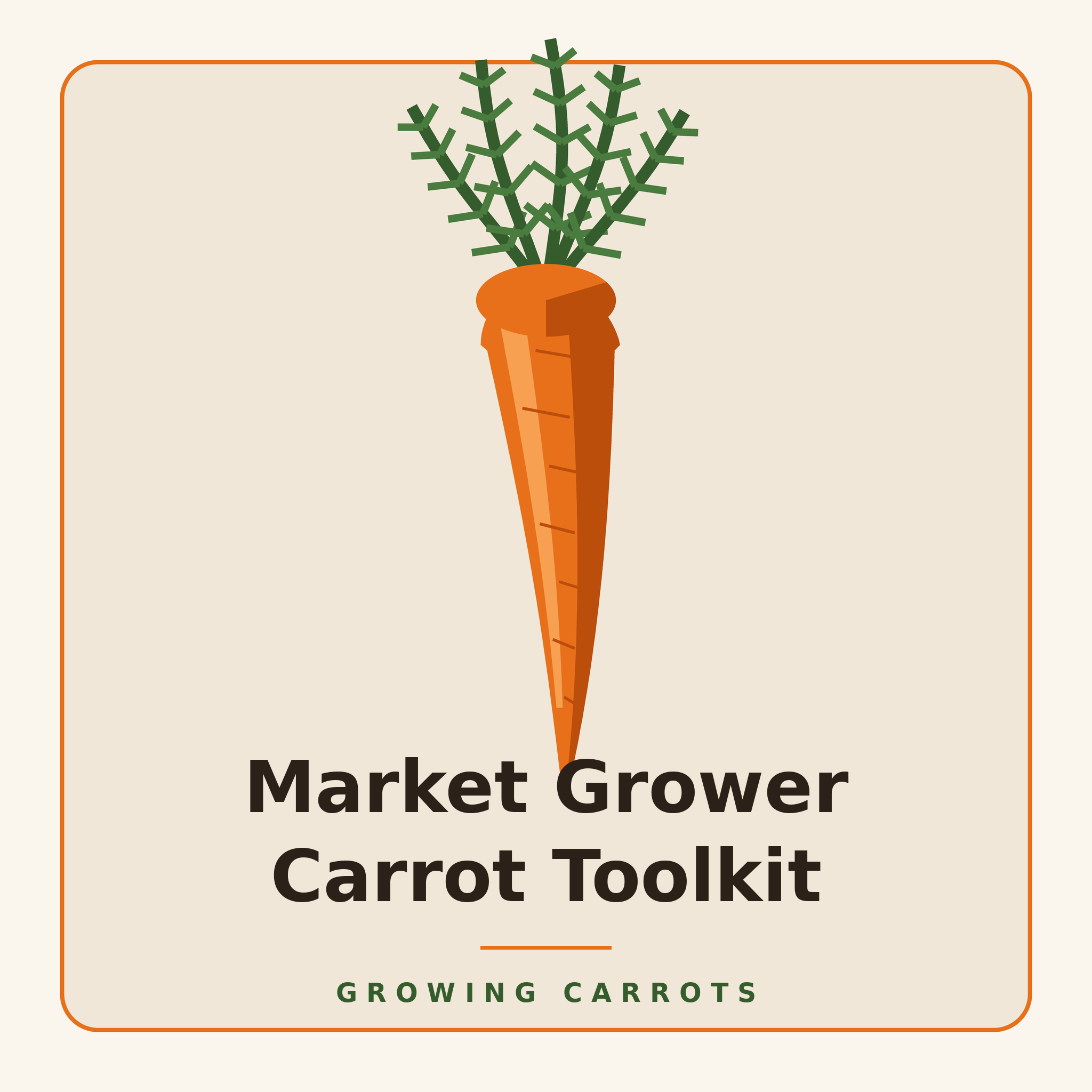 Market Grower Carrot Toolkit + Commercial License